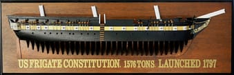 USS Constitution half model by Abordage