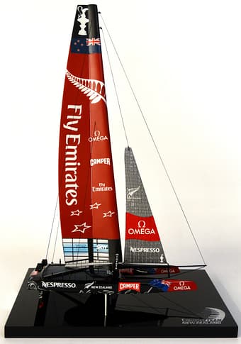 Emirates Team New Zealand desk model by Abordage