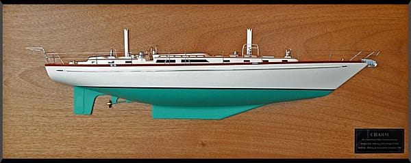 Alden 70 custom half model with deck details