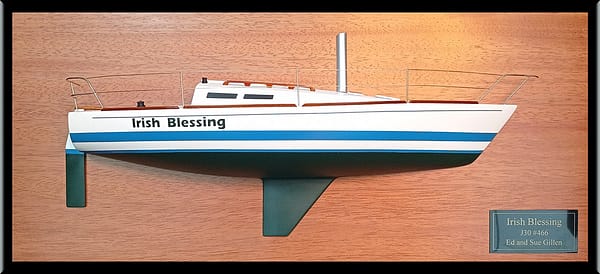 J 30 J/Boats half model with deck details