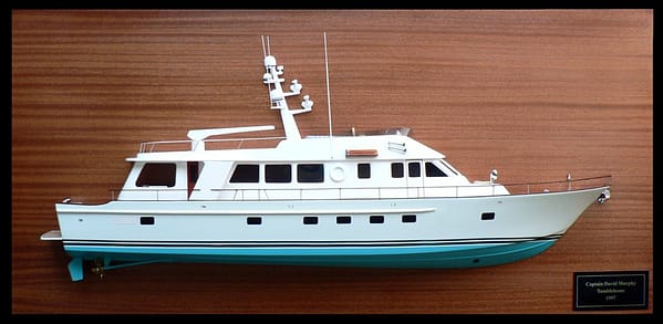 Hunt 89 Motor Yacht Half Model
