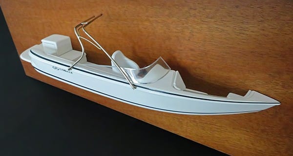 Cobalt 226 custom half model with deck details