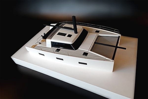 VAAN R4 Sailing catamaran custom model