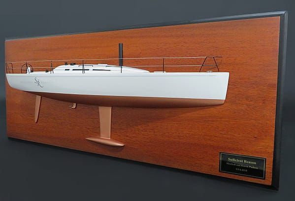Nautor Swan 42 custom half model with deck details