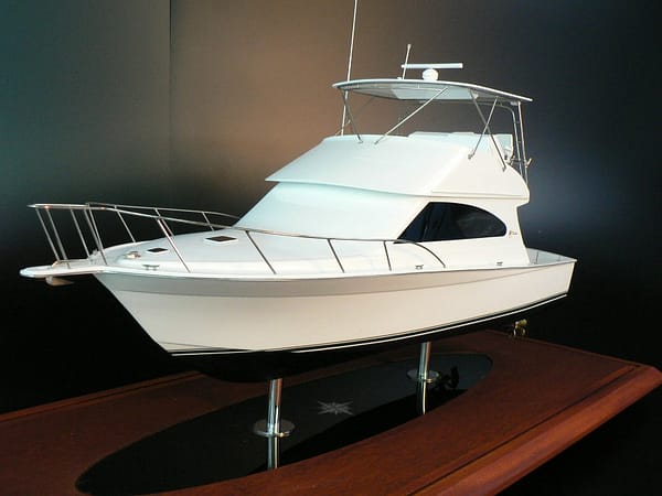 Egg Harbor 37 Sport Yacht Boat Model by Abordage