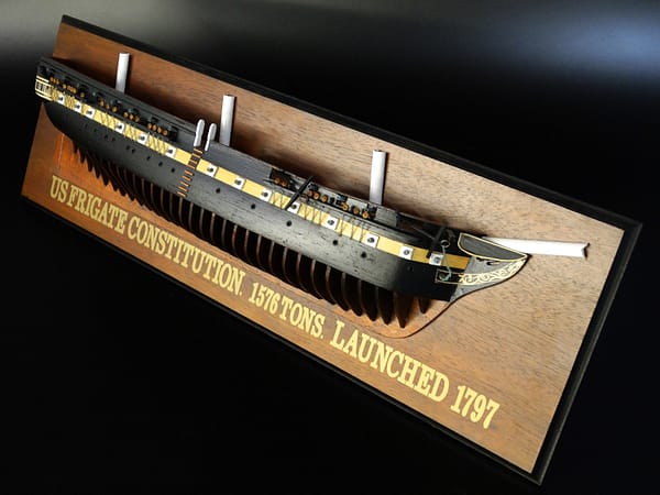 USS Constitution half model by Abordage