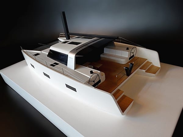 VAAN R4 Sailing catamaran custom model