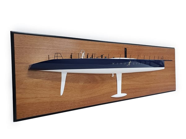 Reichel-Pugh Yacht Design, Windquest 86 half model with deck details