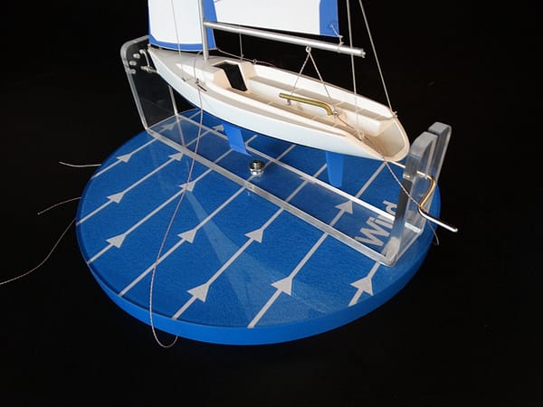 Teaching sailing boat model