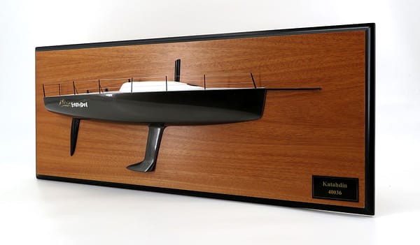 Farr 40 custom half model with deck details