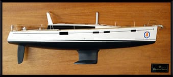 Beneteau Sense 50 half model with deck details