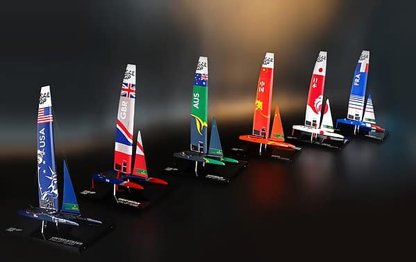 Sail GP FRANCE desk model