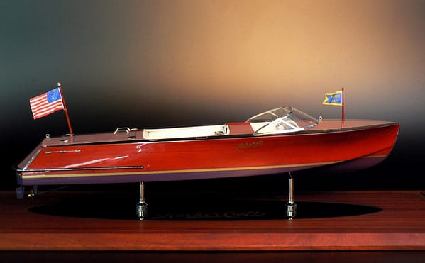 Neiman Marcus Edition Hacker-Craft Speedboat Model by Abordage