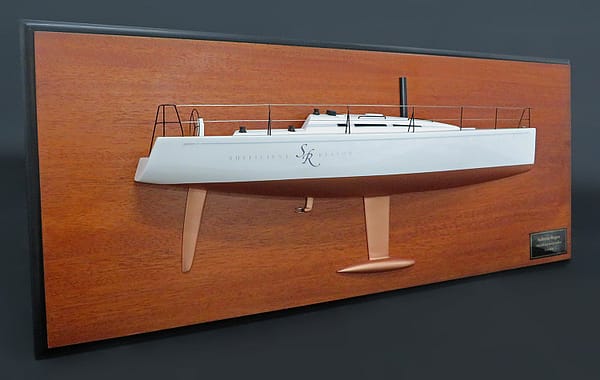 Nautor Swan 42 custom half model with deck details