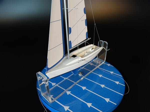 Teaching sailing boat model